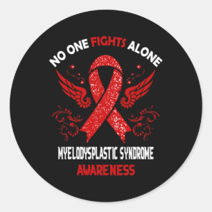 Myelodysplastisches Syndrom Mds Awareness Runder Aufkleber