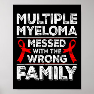 Myelom-Bewusstseins-Schleife Blutkrebs-Überlebende Poster