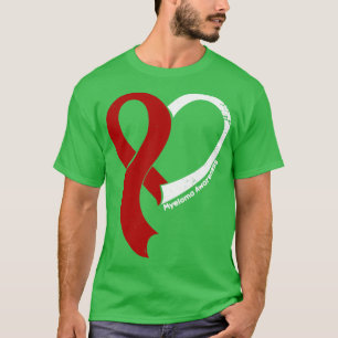 Myeloma Awareness-Hope Liebe Herz Ribbon Happy Val T-Shirt