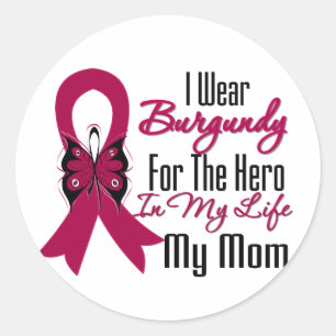 Myeloma-Band-Held meine Mamma Runder Aufkleber
