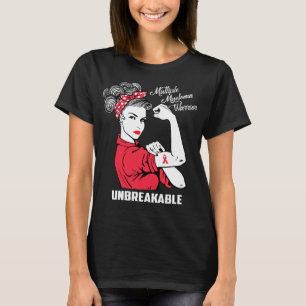 Myeloma-Krieger unzerbrechlich T-Shirt