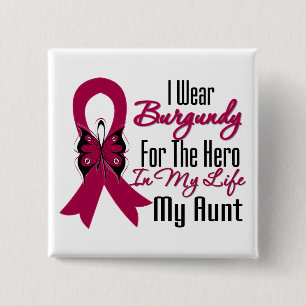 Myeloma Ribbon Hero My Tante Button