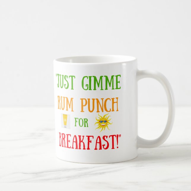 Myers "Rum Punch for Breakfast" Tasse (Rechts)