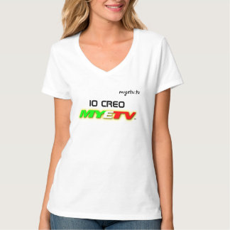MYETVs Italienischer V-Neck-T - Shirt