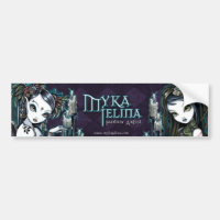 Myka Jelina Fantasie-Kunst-Logo-Autoaufkleber