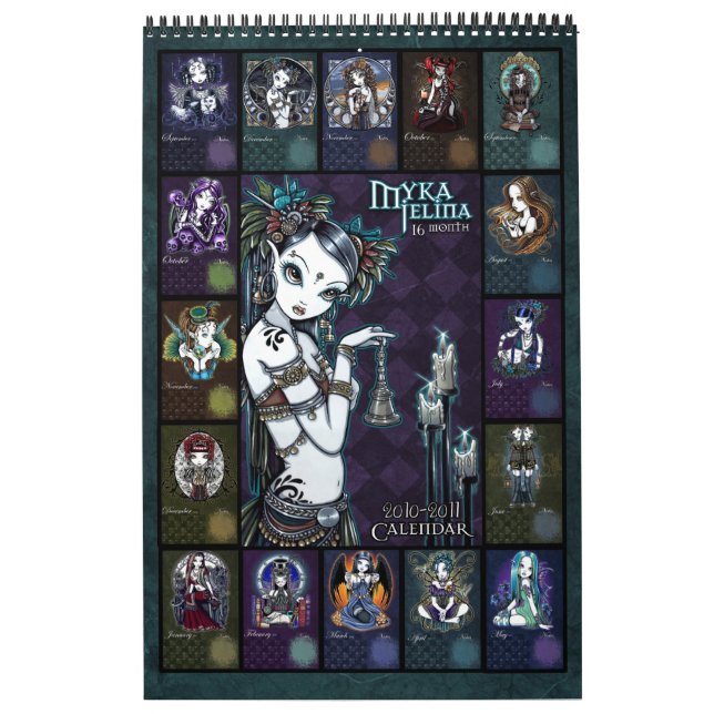 Myka Jelina Kunst-Kalender 2011 Kalender (Titelbild)