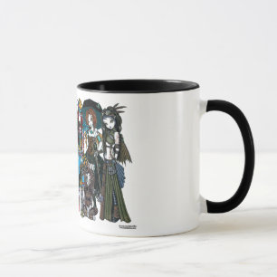 Myka Jelina Steampunk Zirkus-Fee-Tasse Tasse