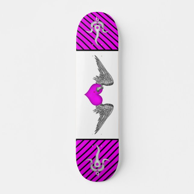 myka Plattform winged Liebe Skateboard (Vorne)