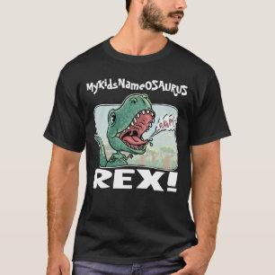 MyKidsNameOSAURUS Rex redigieren mit dem Namen Ihr T-Shirt