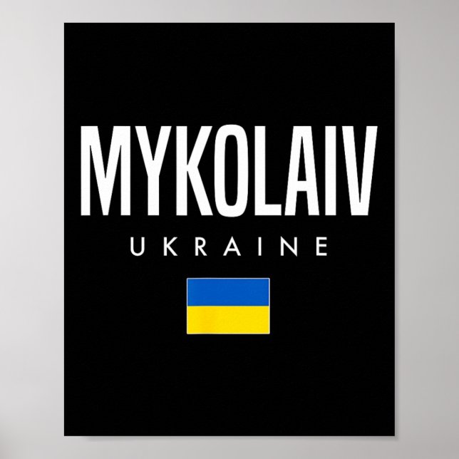 Mykolaiv Ukraine  Poster (Vorne)