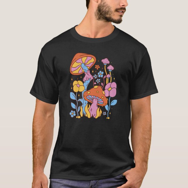 Mykologie: Magische Pilze für Hippies A T-Shirt (Vorderseite)