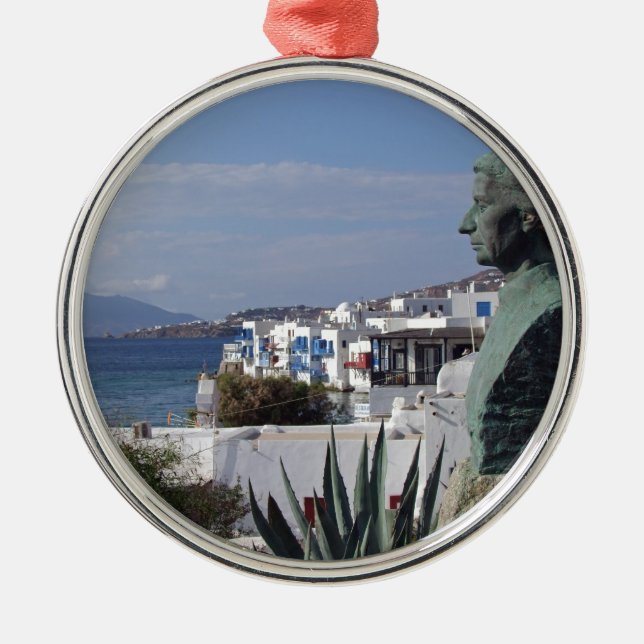Mykonos 2 ornament aus metall (Vorne)