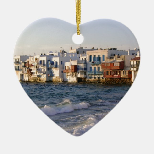 Mykonos 4 keramikornament (Vorne)