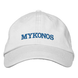 Mykonos a brodé le casquette