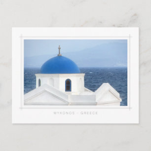 Mykonos - Ag. Postkarte der Nikolaos-Kirche