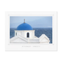 Mykonos - Ag. Postkarte der Nikolaos-Kirche