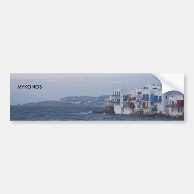 MYKONOS Autoaufkleber - besonders angefertigt (Vorne)