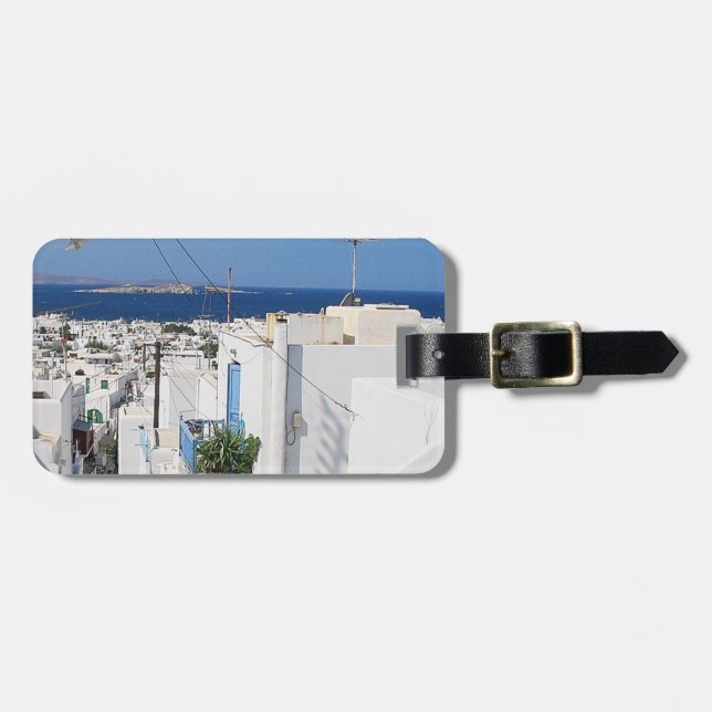 Mykonos Gepäckanhänger (Vorderseite horizontal)