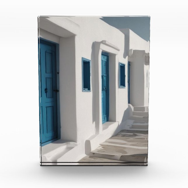 Mykonos Greece Travel Fotoblock (Vorderseite)