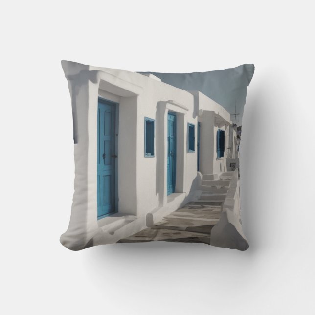 Mykonos Greece Travel Kissen (Vorderseite)