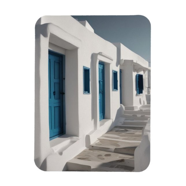 Mykonos Greece Travel Magnet (Vertikal)