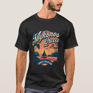 Mykonos Griechenland Familienurlaub Beach Cruise F T-Shirt