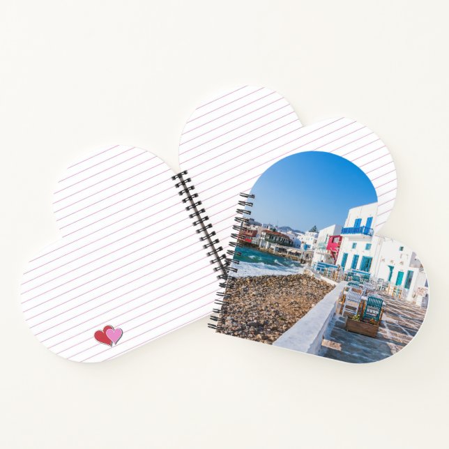 Mykonos, Griechenland Notizbuch (Innenseite)