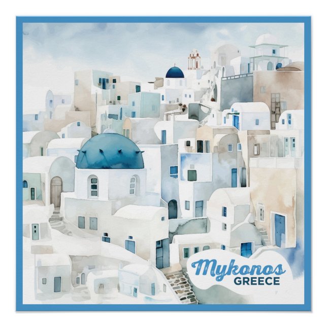 Mykonos Griechenland Poster (Vorderseite)