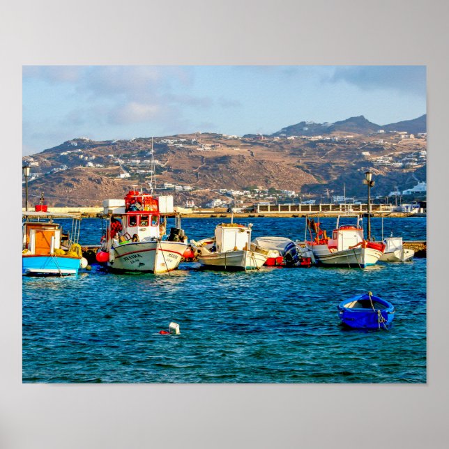 Mykonos-Insel Poster (Vorne)