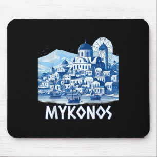 Mykonos Island Griechenland Griechenland Souvenir Mousepad