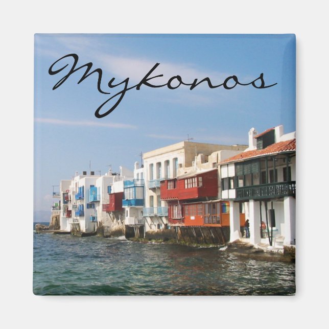Mykonos Little Venice Kühlschrankmagnet (Vorne)