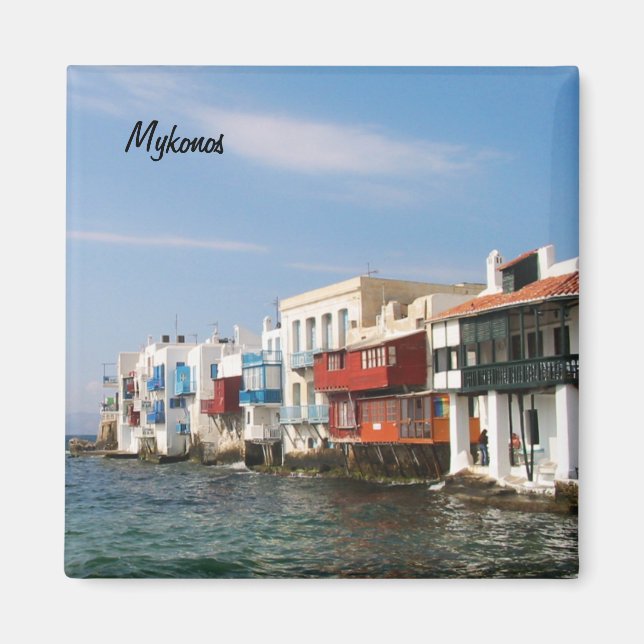 Mykonos Little Venice Kühlschrankmagnet (Vorne)