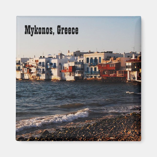 Mykonos Little Venice Kühlschrankmagnet (Vorne)