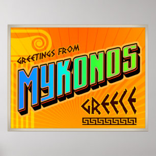 MYKONOS Plakat