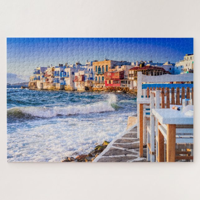 Mykonos-Puzzle aus Griechenland (Horizontal)