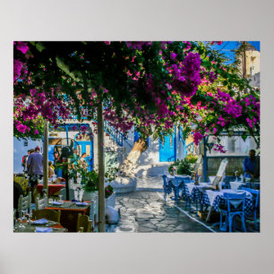 Mykonos Stadt Poster