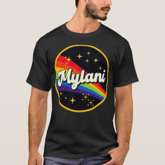 Mylani Rainbow in Space Vintag Style T-Shirt