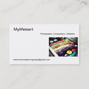 Mylifeisart-Visitenkarte Visitenkarte