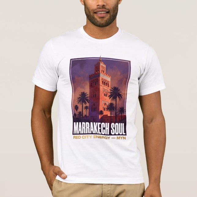 MYN Marrakech Soul | Rote Stadt Tee (Vorderseite)