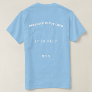 MYN PRESENCE Minimal Luxus Streetwear T-Shirt