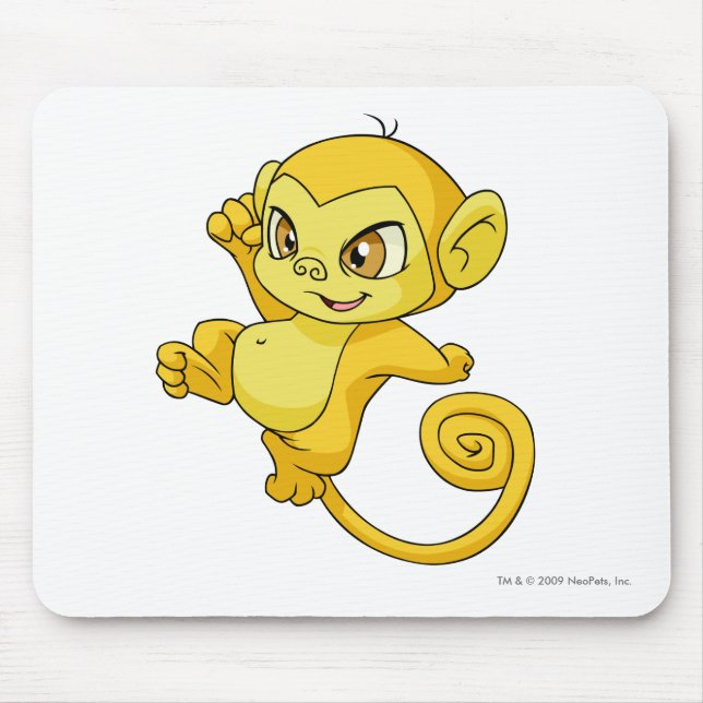 Mynci Gelb Mousepad (Vorne)