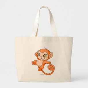 Mynci Orange Jumbo Stoffbeutel