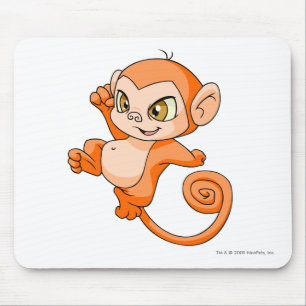 Mynci Orange Mousepad