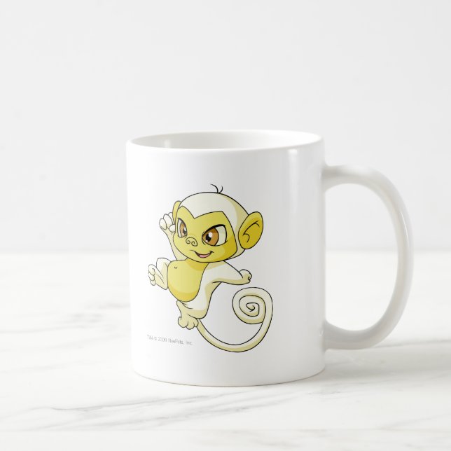 Mynci Weiß Kaffeetasse (Rechts)