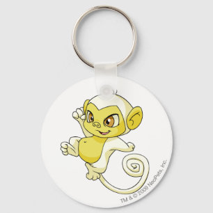 Mynci White Schlüsselanhänger