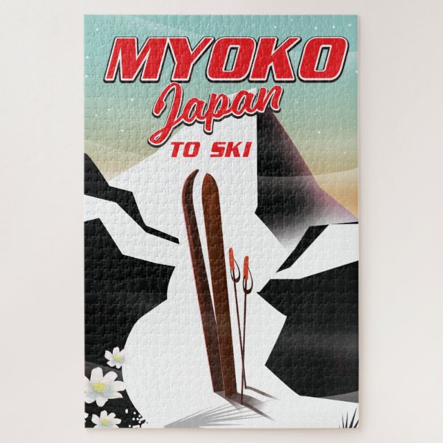 myoko japan ski poster (Vertikal)