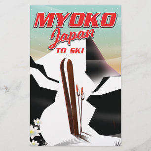 Myoko Japan Skiposter Flyer