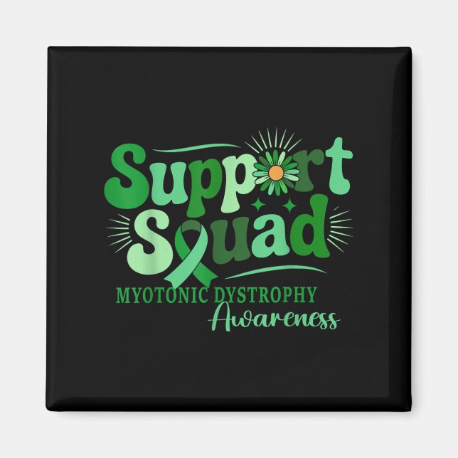 Myotonic Dystrophy Awareness Support Squad Magnet (Vorne)