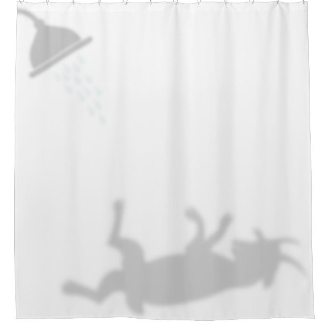 Myotonic Goat Shadow Silhouette Shadow Buddies Duschvorhang (Vorderseite)