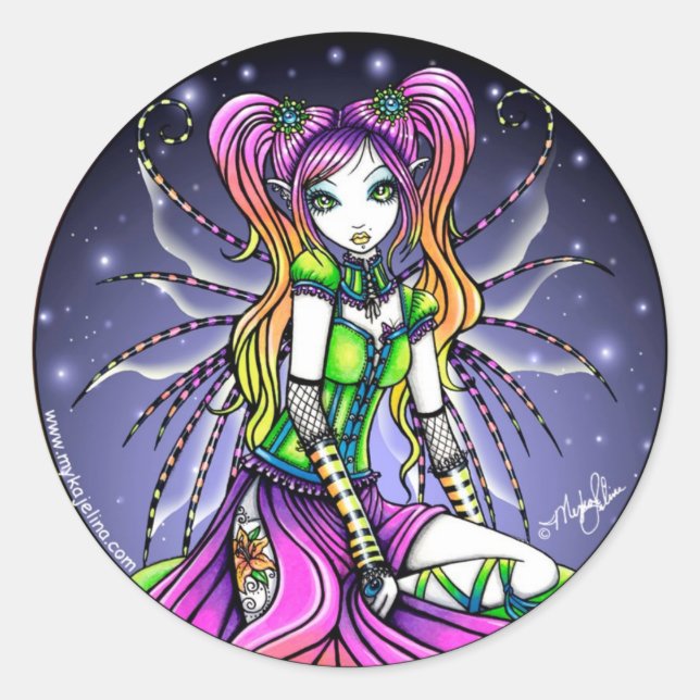 Myra Celestial Rainbow Fairy Stickers (Vorderseite)